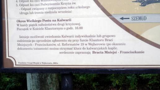 Wejherowo - Kalwaria Wejherowska zwana Kaszubską Jerozolimą, Zbyszek Mat