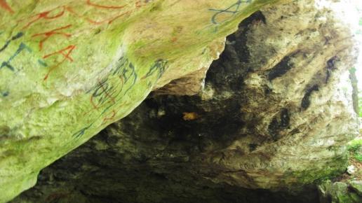 grota skalna w rezerwacie zielona góra, Magdalena