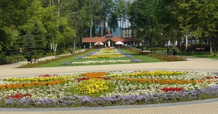 Park Zdrojowy w Rabce Zdrój - zdjęcie