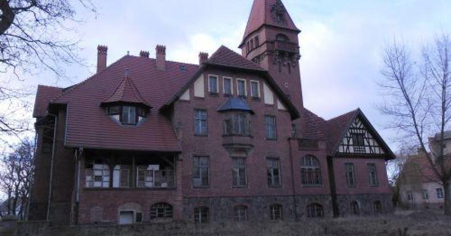 Pałac stylizowany na zamek - zdjęcie