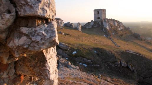 ruiny zamku olsztyńskiego