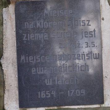 Kamień Ewangielików w drodze na Równicę, Tadeusz Walkowicz