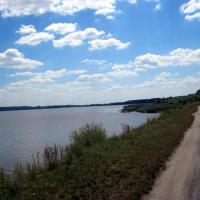ścieżka rowerowa wzdłuż jeziora, Roman Świątkowski