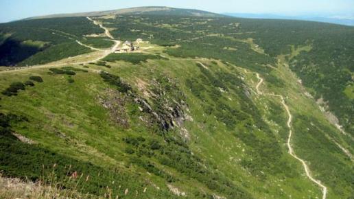 widok na schronisko