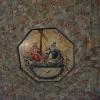 Na stropie kościoła, na skrzyżowaniu naw widzimy namalowaną Świętą Trójcę. , Danuta