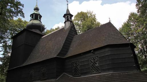 Szlak Architektury Drewnianej - kościół Św. Barbary w Bielsku-Białej