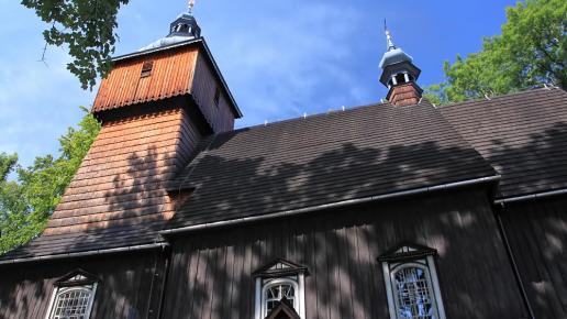 Szlak Architektury Drewnianej - Kościół w Starej Wsi