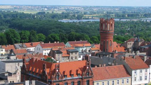 Chelmno widok z wieży kościelnej