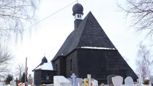 Drewniany kościół w Księżym Lesie - zdjęcie