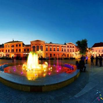 Tańcząca fontanna w Wągrowcu