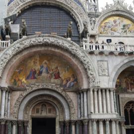 Wenecja,wejście do bazyliki św. Marka, Danusia