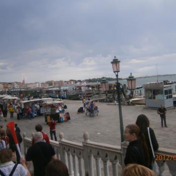Wenecja,nadbrzeże przy placu św. Marka, Danusia