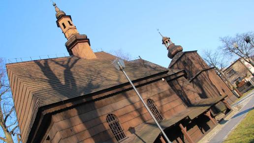 Miasteczko Śląskie kościół drewniany
