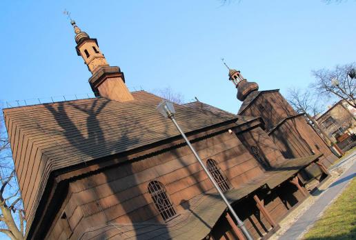 Miasteczko Śląskie kościół drewniany