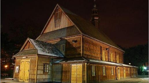 Drewniany kościół w Stalowej Woli
