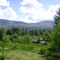 Widok na polankę i Romankę z