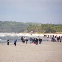 Karwieńska plaża- widok w stronę Ostrowa, Marcin_Henioo