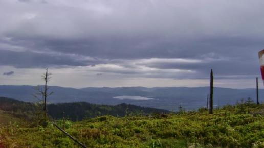 Panorama ze szczytu Glinnego-Jezioro Żywieckie, DoRi