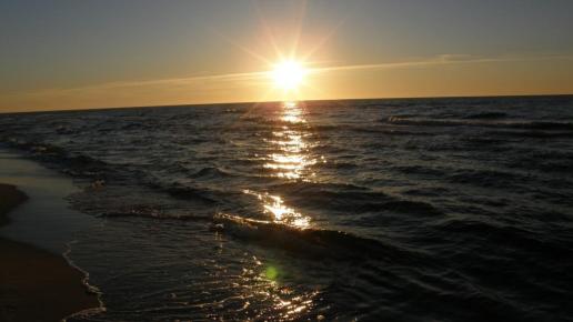 Karwieńska plaża o zachodzie słóńca, Marcin_Henioo