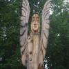Drewniany anioł przy wjeździe do Olsztyna, Tadeusz Walkowicz