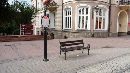 Replika przystanku tramwajowego w Tarnowie - zdjęcie