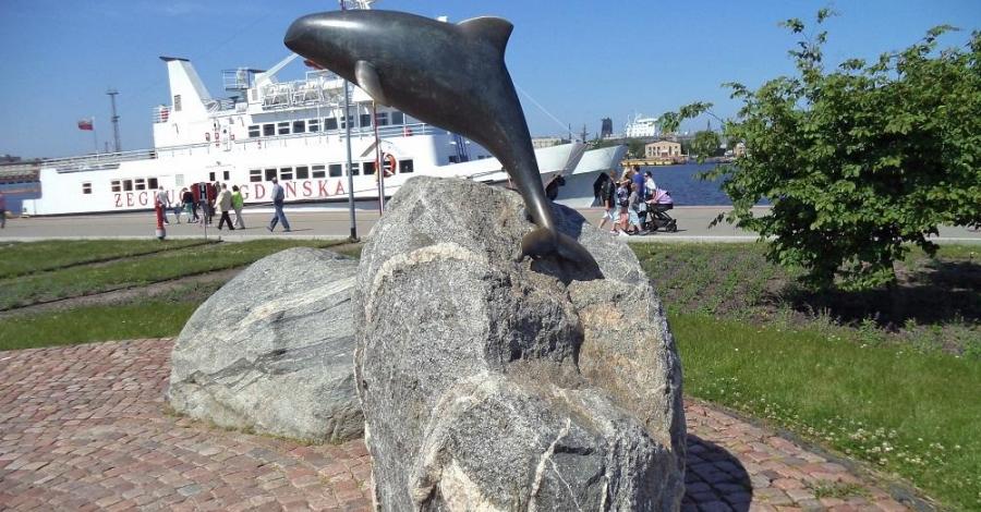 Pomnik morświna w Gdyni - zdjęcie