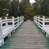 romantyczny mostek w parku w Krokowej, Danusia