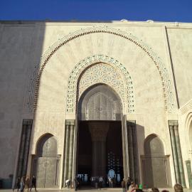 Wejście do meczetu Hassana w Casablance, Danusia