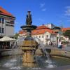 Białystok fontanna na rynku