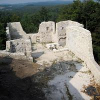 widok na ruiny zamek Smoleń, Roman Świątkowski