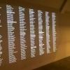 nazwiska uczestników powstań wyświetlające się na ścianach muzeum, Danuta
