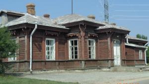 Zabytkowy dworzec w Trakiszkach - zdjęcie