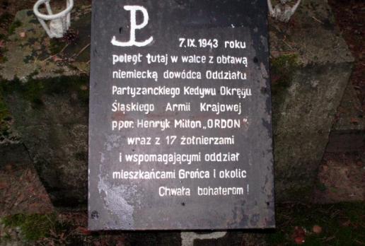 Pomnik poległych partyzantów w Sławkowie, Roman Świątkowski