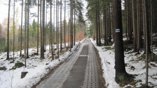 szlak niebieski prowadzący na Przełęcz Łączęcko z Wisłay Głębce, Roman Świątkowski