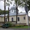Cerkiew w Baligrodzie, z 1829 r. pw Zaśnięcia NMP, w trakcie odbudowy., Jan Nowak