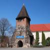 Miniatura Gotycka dzwonnica w Chróścinie Opolskiej