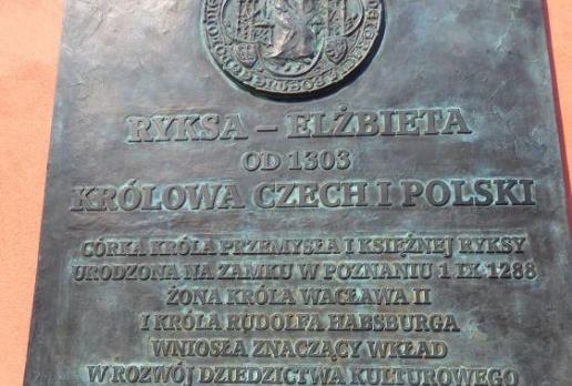 tablica pamiatkowa na zamku Przemysla II, Barsolis Karol Turysta Kulturowy