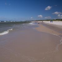 Plaża w Łebie na ternie Parku Narodowego