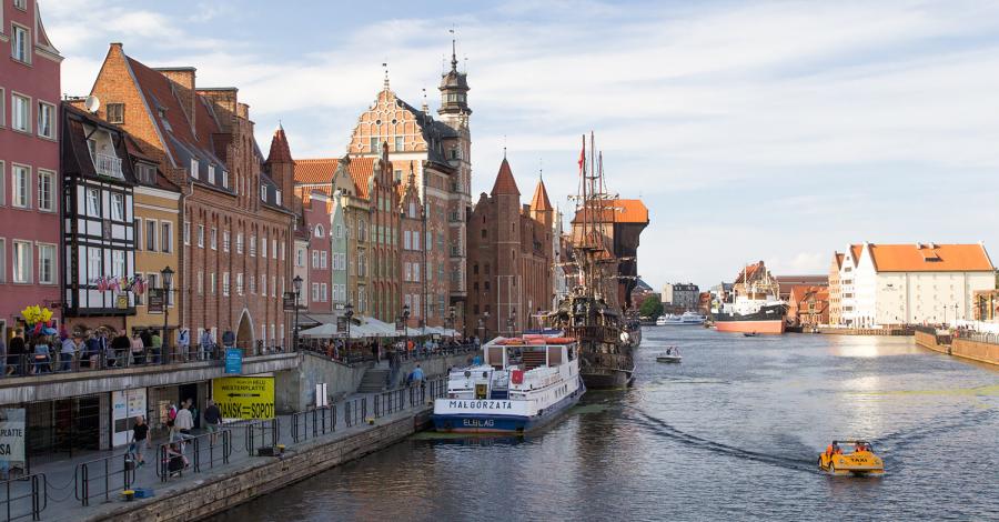 Gdańsk w popołudniowym słońcu - zdjęcie
