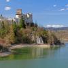 Jezioro Czorsztyńskie i zamek w Niedzicy