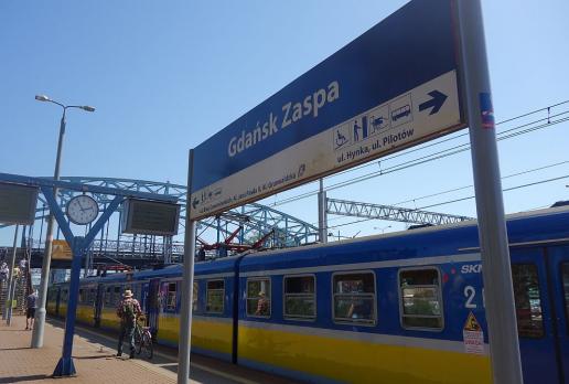 Przystanek SKM Gdańsk Zaspa, allie