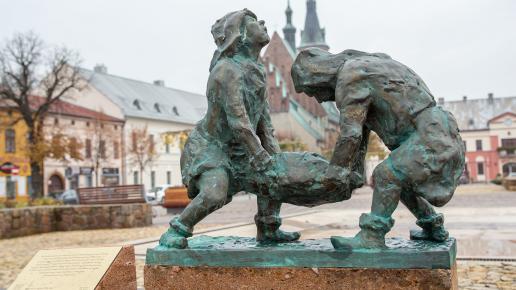 Gwarkowie na rynku
