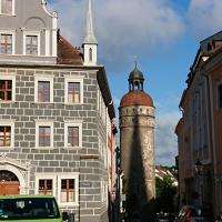 Görlitz - widok na wieżę Mikołaja, Mariusz