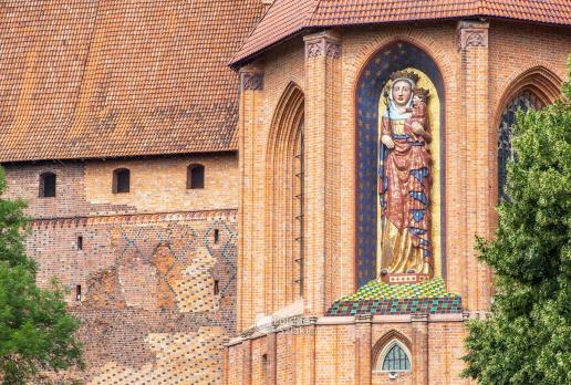 Zamek w Malborku - największa rzeźba gotycka Europy