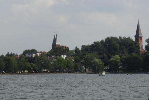 widok na Ostródę z Jeziora Drwęckiego, Joanna