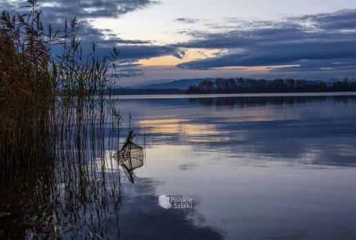 Wschód słońca nad Zalewem Goczałkowickim, Wisła Mała