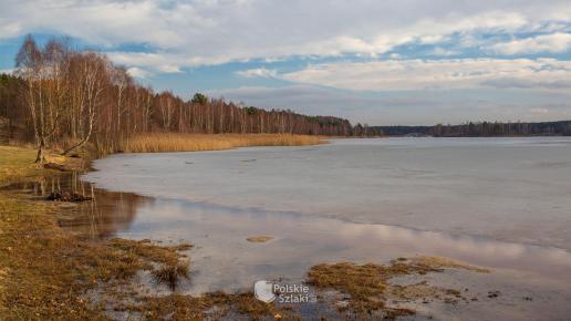 Jezioro Nakło Chechło od strony Miasteczka Śląskiego