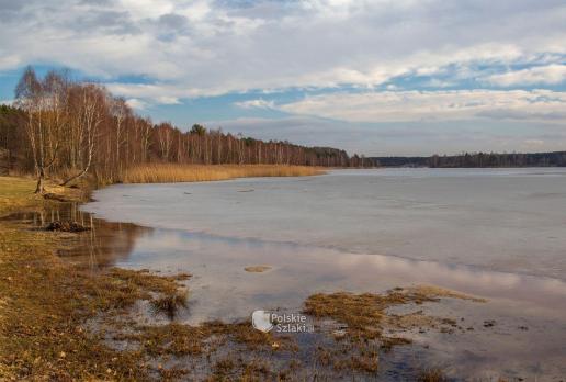 Jezioro Nakło Chechło od strony Miasteczka Śląskiego
