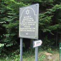 ścieżka Hałbów - Kamień, mogiła pomordowanych Żydów, Joanna